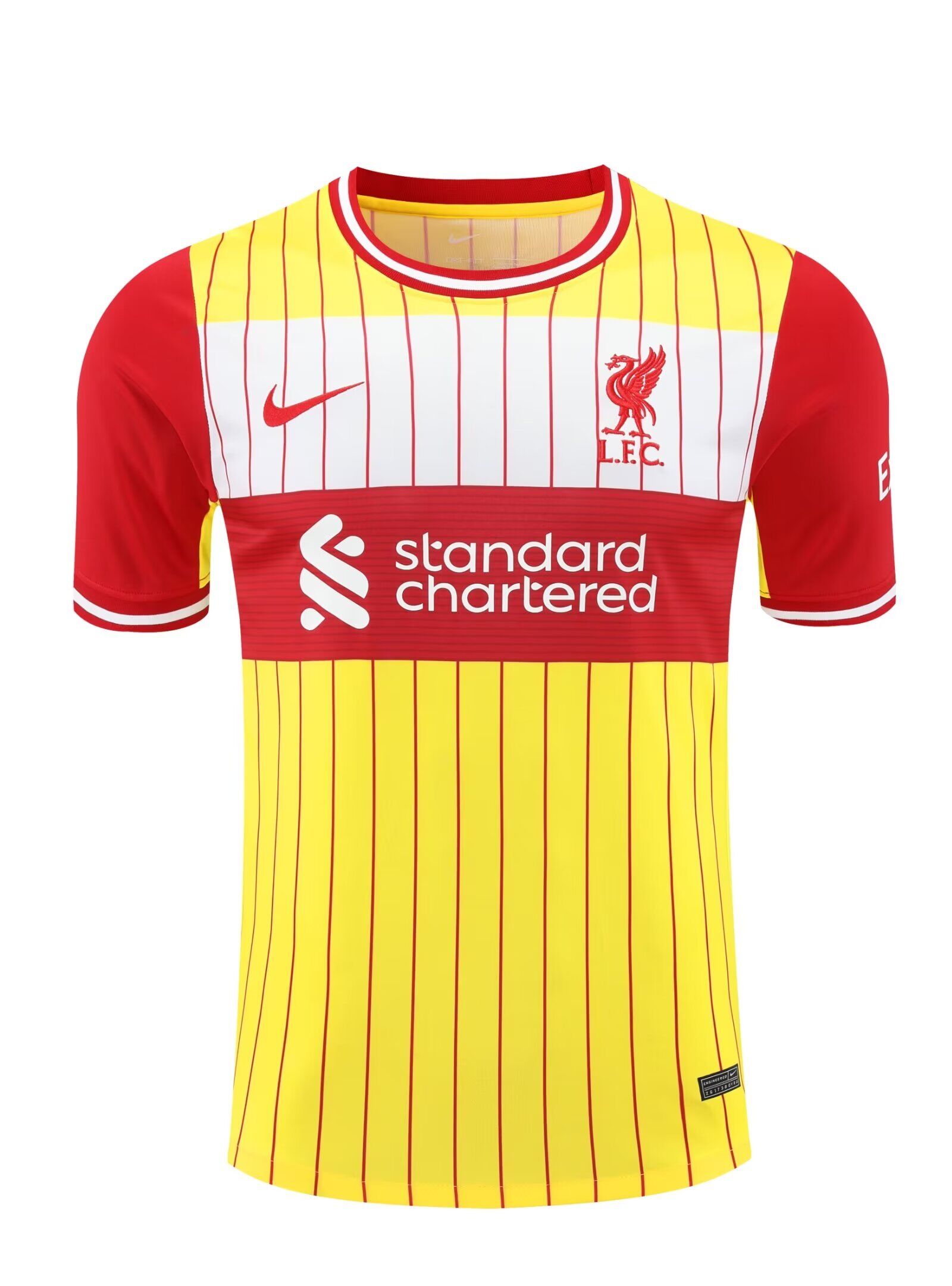 AAA Quality Liverpool 24/25 Yellow/White/Red Training Jersey